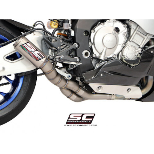 ท่อ SC PROJECT - SLIP ON LOW GP MESH+ TT LINK PIPE Yamaha YZF R1/R1M 2020-2023