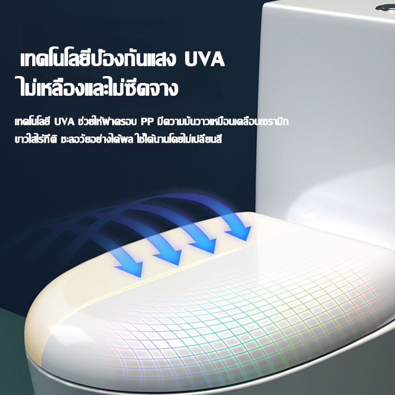 ต้านเชื้อแบคทีเรีย 100% ฝาชักโครก ใช้ได้ทั้งผู้ใหญ่และเด็ก รูปตัว U รูปตัว V ฝารองนั่งชักโครกแม่และเด็ก ฝารองชักโครก ราคา ถูกที่สุด ดีลบีเคเค แกลเลอรีภาพที่ 7