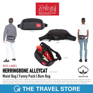 MANHATTAN PORTAGE Herringbone Alleycat Waist Bag (1101-HBT) | กระเป๋าคาดอก คาดเอว