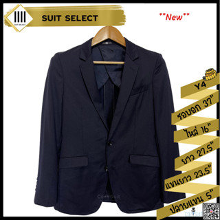 (ของใหม่) สูท Suit Select สีกรมท่า ไซส์ Y4 (ผ้าเงา)