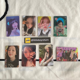 การ์ด red velvet photocard พร้อมส่ง✨ pob/album photocards สภาพดี ไม่มีตำหนิ