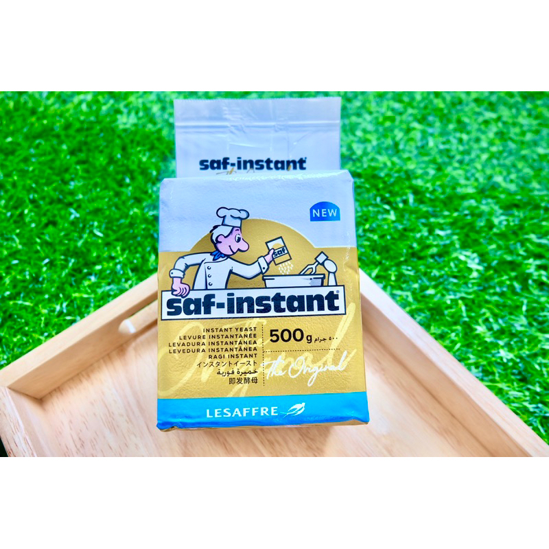 ยีสต์ saf-instant สีทอง500กรัม สำหรับทำเบเกอรี่ต่างๆสูตรที่มีน้ำตาลตั้งแต่ 5% ของน้ำหนักแป้ง