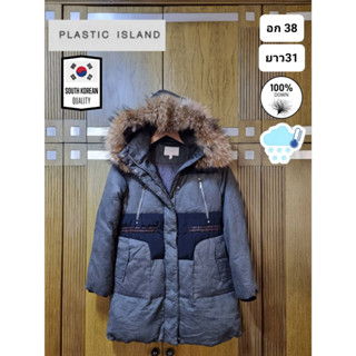 เสื้อกันหนาวขนเป็ด แบรนด์ Plastic Island จากเกาหลี มือ2ของแท้