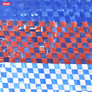 ผ้าฟาง ถูกที่สุด กันฝน ผ้าใบกันแดด ผ้าใบพลาสติก ปูพื้น2x2 2x3 3x3 3x4 4x4 4x5เมตร บูลชีท ฟ้าขาว เจาะตาไก่4มุม กันน้ำ100%