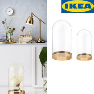 BEGAVNING เบกวฟนิง โดมแก้วพร้อมฐาน, 19 ซม.  / 26ซม.  IKEA