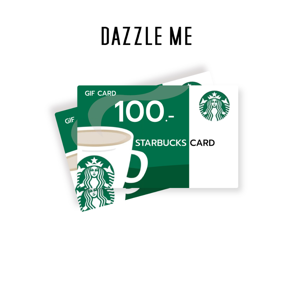 [Gift] Starbucks gift card มูลค่า 100 บาท [สินค้าสมนาคุณงดจำหน่าย]