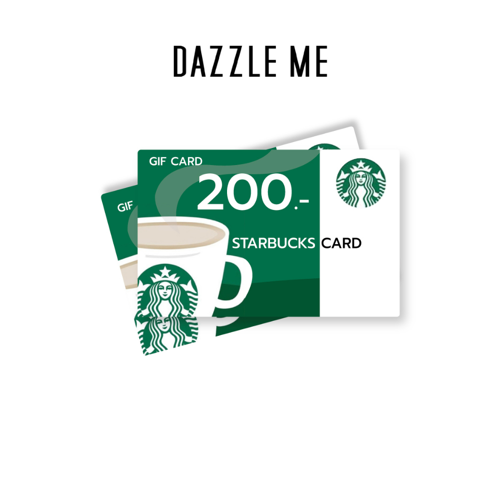 [Gift] Starbucks gift card มูลค่า 200 บาท [สินค้าสมนาคุณงดจำหน่าย]