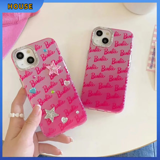 💲คูปองเคลม💲เคสไอโ case for iphone 11 12 ดาราบาร์บี้ เคส 14 13 12 11 pro max ซิลิโคนเหลวมีความทนทาน ป้องกันการตก