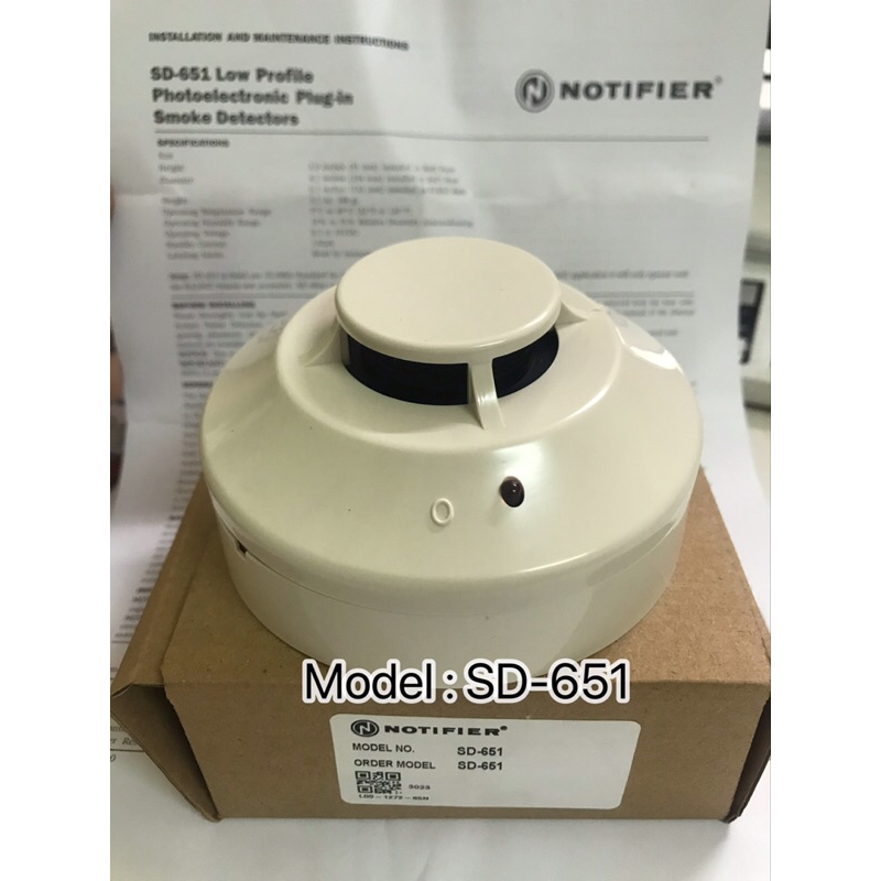 เครื่องตรวจจับควัน Smoke Detector ยี่ห้อ NOTIFIRE Model : SD-651