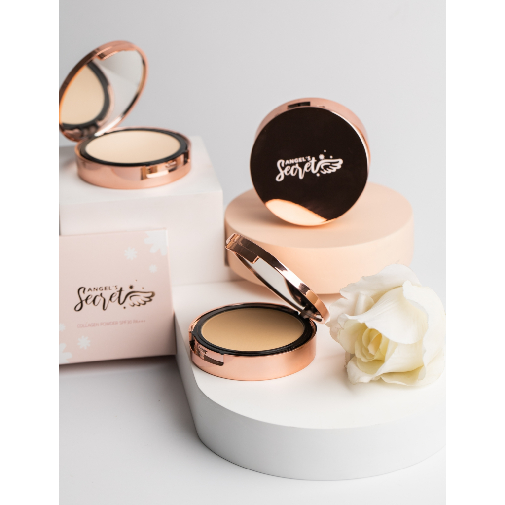 Angel's Secret  โปร ซื้อ 1 แถม 1 แป้งพัฟคอลลาเจน ซื้อแป้ง 1 ชิ้น แถม DD cream 1 ซอง ❗ของแถมมีเพียง 100 ชุด❗ สินค้าคุณภาพ