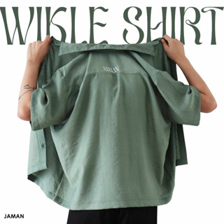 JAMANBKK / WIKLE SHIRT / เสื้อเชิ้ตทรง Oversize