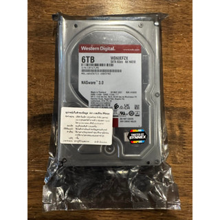 6 TB 3.5" HDD (ฮาร์ดดิสก์ 3.5") WD RED PLUS - 5640RPM SATA3 (WD60EFZX)