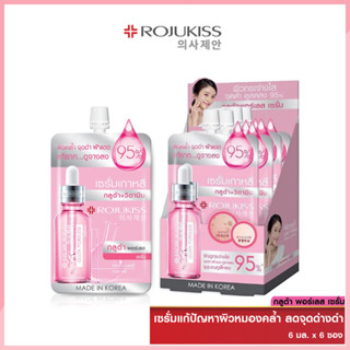 ROJUKISS GLUTA PORELESS SERUM 6 ML. X6PCS.โรจูคิส กลูต้า พอร์เลส เซรั่ม 6 มล.X6 ชิ้น