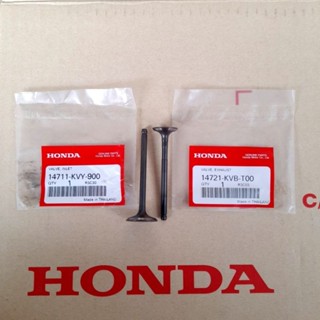 วาล์วไอดี + วาล์วไอเสีย HONDA แท้ศูนย์ CLICK110 i / AIR BLAED - i ( หัวฉีด ปี2008-2009 )