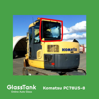 กระจกหลัง โคมัตสุ Komatsu PC78US-8 กระจกแม็คโคร