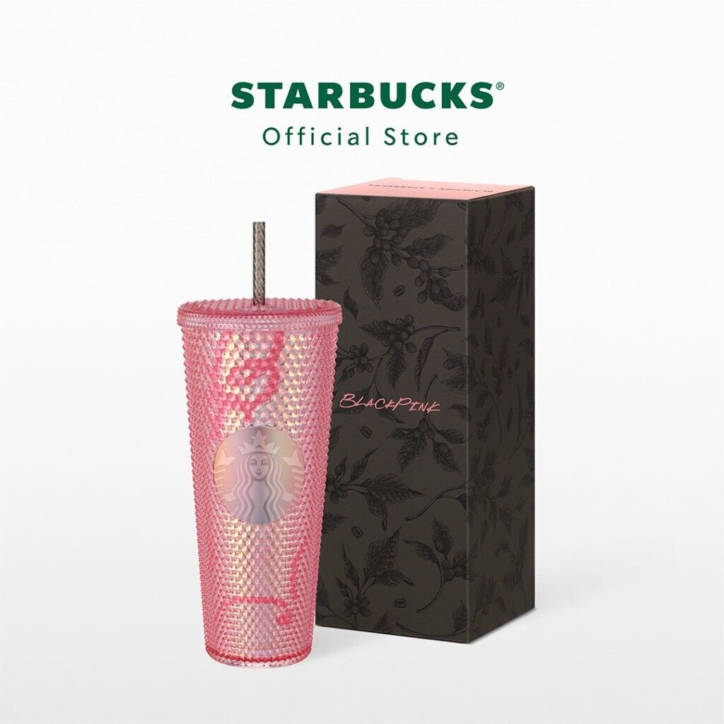 [Officialแท้] Starbucks x BLACKPINK Bling Pink / Black Cold Cup 24oz. ทัมเบลอร์ แก้ว สตาร์บัคส์ พลาสติกแก้วจีซู