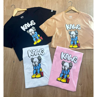 เสื้อยืดผ้าคอตตอน KAWS ใส่ได้ทั้งหญิงและชาย