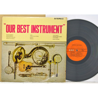 1 แผ่นเสียง 12นิ้ว m88 OUR BEST INSTRUMENT บรรเลงแผ่นVG+ริ้วรอยบาง เสียงรบกวนมีนิดหน่อยไม่มีรอยลึก แผ่นล้างทำความสะอาด