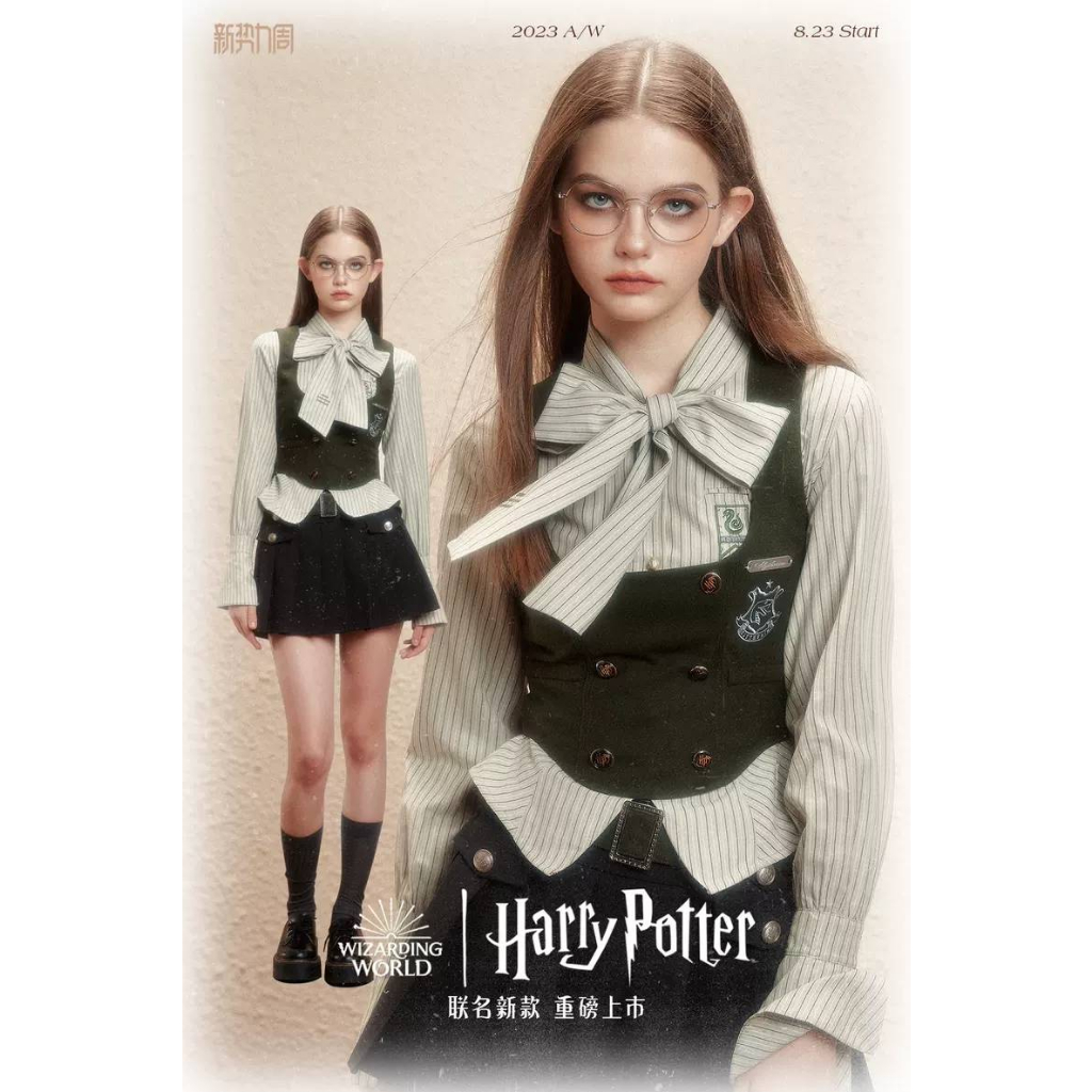 [❗️Pre-order ส่งใบสั่งซื้อก่อน EMS ตาม]Kyouko x Harry Potter เสื้อกั๊กสั้น แฮร์รี่พอทเตอร์