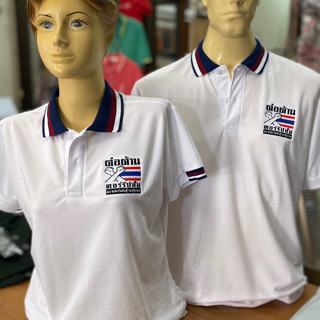 เสื้อโปโล พร้อมปัก ข้อความ/โลโก้/ลายการ์ตูน ตามแบบลูกค้า