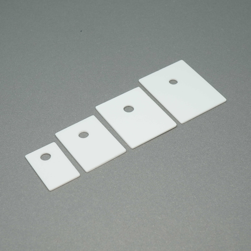 แผ่นรอง Transistor Mosfet IGBT ชนิดเซรามิก Ceramic ความหนา 1 mm.