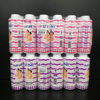 (แพ็ค12) สุดคุ้ม) NARAK BABY POWDER (ปริมานสุทธิ 45g X12 กระป๋อง) น่ารัก แป้งเด็ก (มี 2 สูตร)