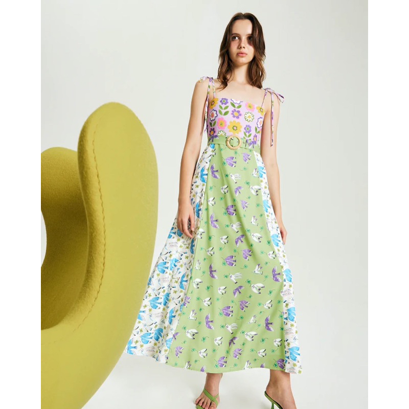 เดรส Gentlewoman x Disaya THE MOD FLOWER MAXI DRESS ใหม่ป้ายห้อย