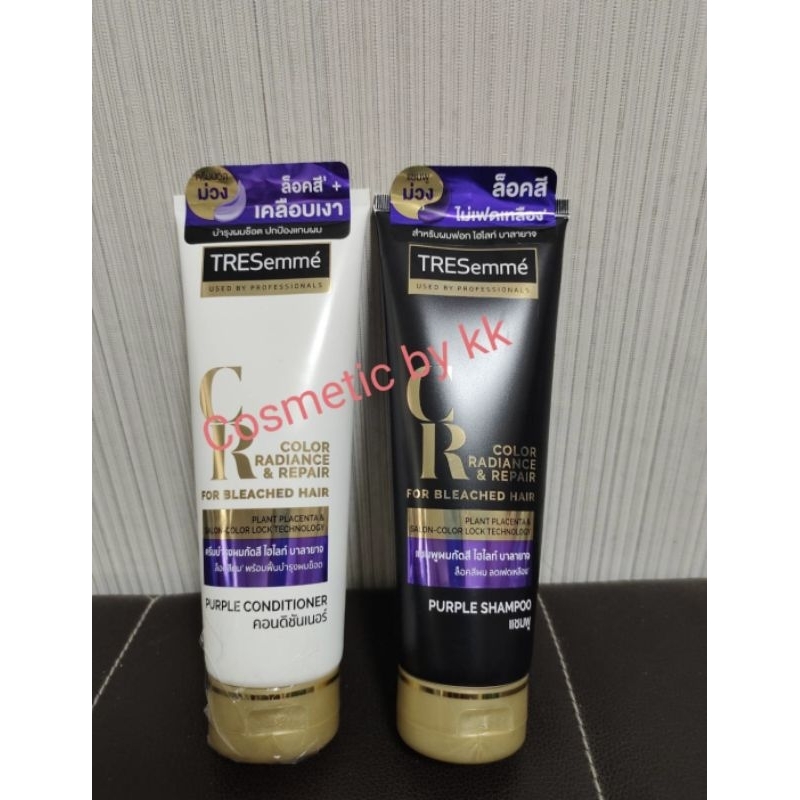 Tresemme Color Radiance &amp; Repair For Bleached Hair Shampoo แชมพูสีม่วง💜
