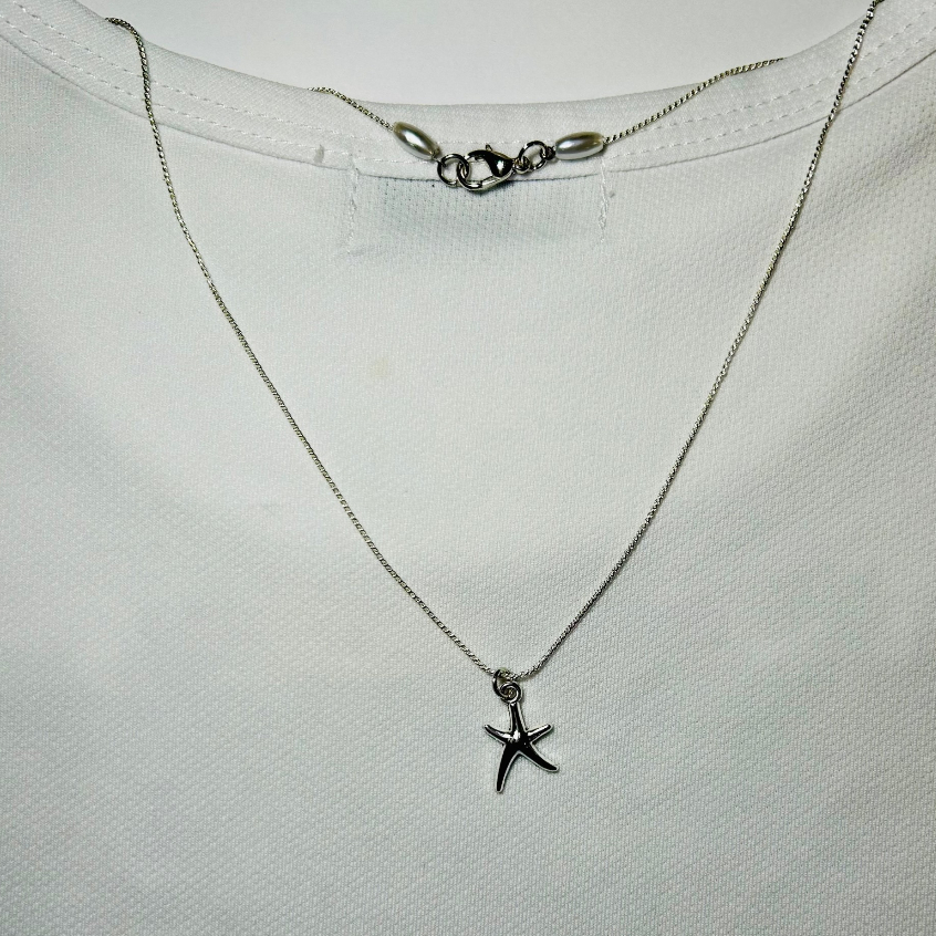 สร้อยคอโลหะบาง🍀🎁 1 mm.