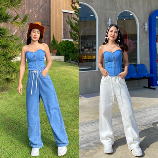 MINIGIRL STORE | Cara denim pants กางเกงยีนส์