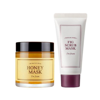 set Im from honey mask + fig scrub