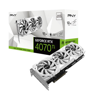 (การ์ดจอ) PNY GeForce RTX 4070 Ti 12GB LED Verto White Edition