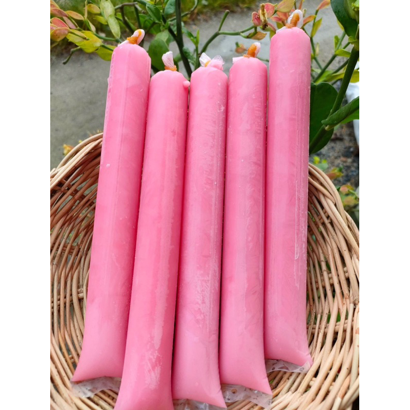 ถุงทำหวานเย็น ถุงหลอดทำไอติม เนื้อถุง LLขนาด1.5x11นิ้ว