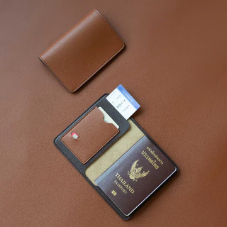 สลักชื่อฟรี HILMYNA Twelve Passport Coverใส่ซิมได้(NIGHT)ปกพาสปอร์ตหนัง กระเป๋าพาสปอร์ตหนัง