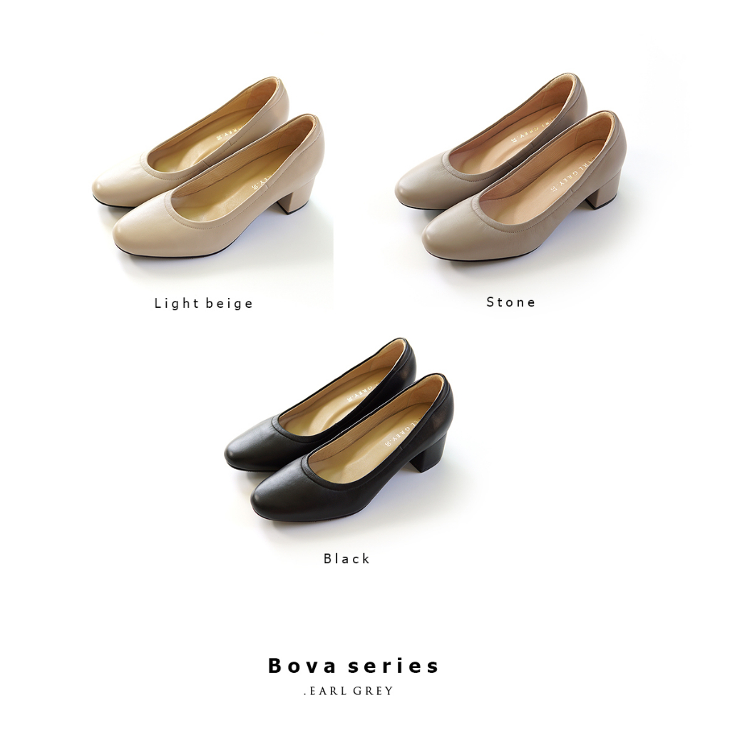 EARL GREY รองเท้าหนังแกะแท้ หนังนิ่ม พื้นนุ่ม มีซัพพอร์ต รุ่น Bova in Light beige ราคา ถูกที่สุด ดีลบีเคเค แกลเลอรีภาพที่ 4