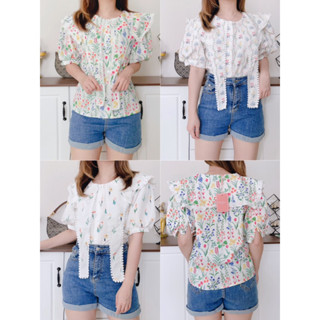 เสื้อแขนยาวคอปก มีดีเทลเก๋ๆ ที่ปก กระดุมแกะได้ ทรงสวยปังมากกก