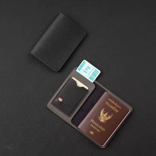 สลักชื่อฟรี HILMYNA Twelve Passport Coverใส่ซิมได้(NIGHT)ปกพาสปอร์ตหนัง กระเป๋าพาสปอร์ตหนัง