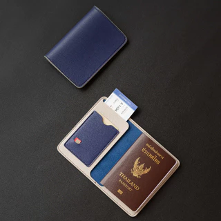 สลักชื่อฟรี HILMYNA Twelve Passport Coverใส่ซิมได้(NIGHT)ปกพาสปอร์ตหนัง กระเป๋าพาสปอร์ตหนัง