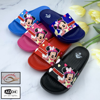 Adda 32B8D minnie mouse รองเท้าแตะเด็กผู้หญิงลายมินนี่เมาส์