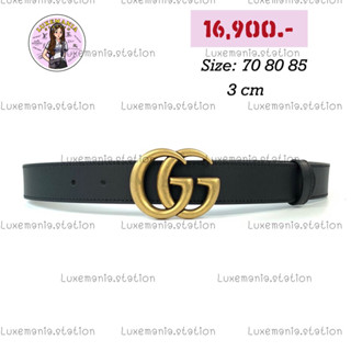 👜: New!! Gucci Belt 414516 3 cm.ไม่มีกล่องค่ะ‼️ก่อนกดสั่งรบกวนทักมาเช็คสต๊อคก่อนนะคะ‼️