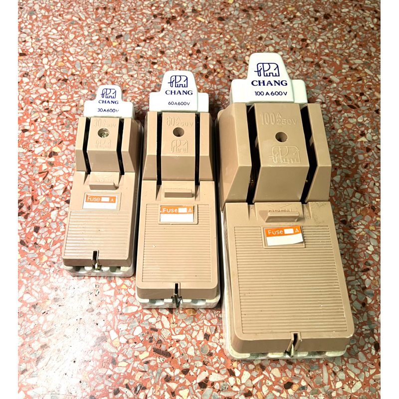 คัทเอาท์ช้าง CHANG 2P30A 2P60A 2P100a อุปกรณ์ไฟฟ้า