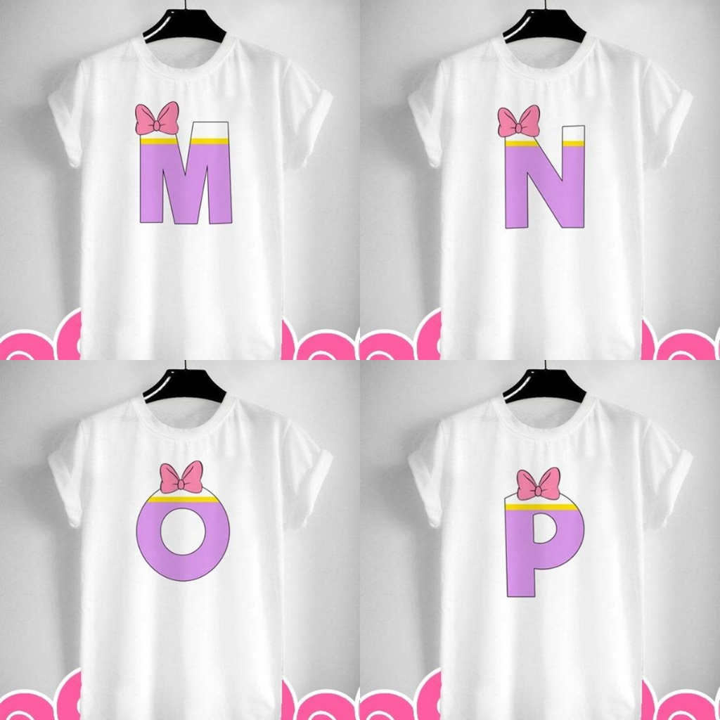 เสื้อยืดสกรีนลายอักษร M-P เดลซี่
