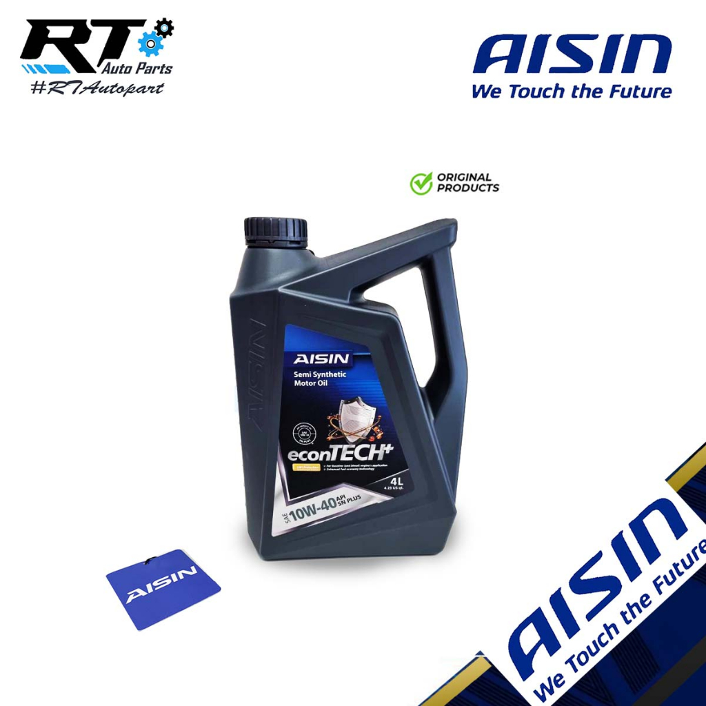 AISIN น้ำมันเครื่อง 10w-40 / 10w40 กึ่งสังเคราะห์ เบนซิน Semi-Synthetic / น้ำมันเครื่อง Aisin 10w40