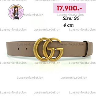 👜: New!! Gucci Belt 4 cm. 400593 ไม่มีกล่องค่ะ‼️ก่อนกดสั่งรบกวนทักมาเช็คสต๊อคก่อนนะคะ‼️