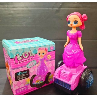 Lol ชนถอยมีไฟเสียง  Lol Run Fast Car with Rotation LED Light หมุน 360 องศา มีไฟดิสโก้รอบตัว น่ารัก ๆ