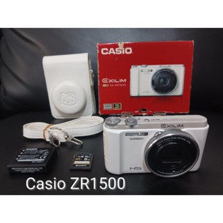 Casio Exilim ZR1500 งานกล่องอุปกรณ์ครบ                           กล้องฟรุ้งฟริ้งสวย ถ่ายสนุก สำหรับสาวๆชอบเซลฟี่