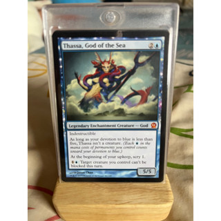 การ์ด MTG Thassa, God of the Sea Blue Magic the Gathering EDH รุ่น Theros สภาพ Nm