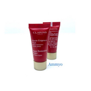 Clarins Super Restorative night cream ไนท์ครีม 5 ml. คลาแรงส์ no box