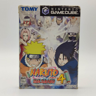 NARUTO 4 [JP] Nintendo Game Cube [GC] แผ่นมีรอยบ้าง เล่นได้ กล่องไม่สวย