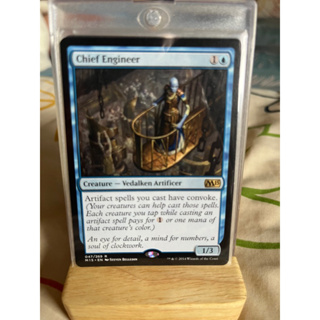 การ์ด MTG Chief Wngineer Blue Magic the Gathering EDH รุ่น Core Set M15 สภาพ Nm